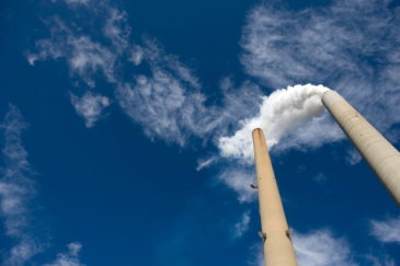 smoke stacks in West Virginia